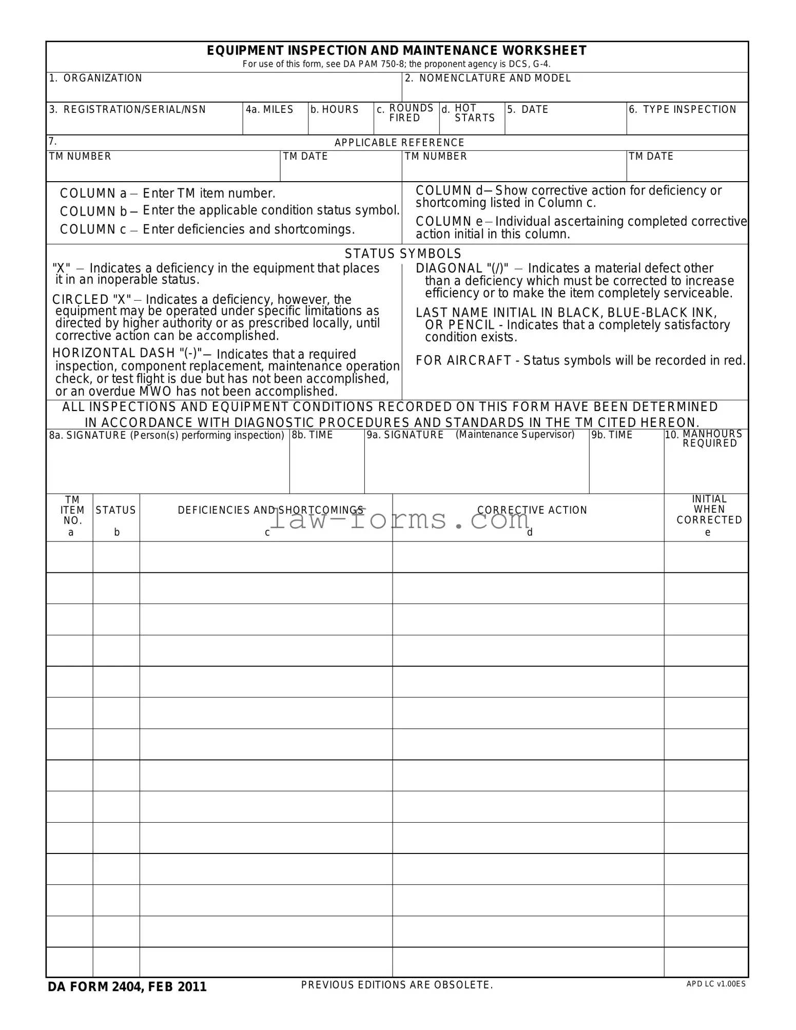 Da 5988 E PDF Template