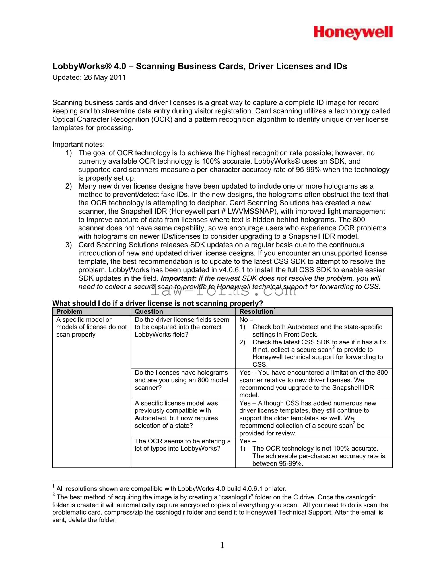 Drivers License PDF Template