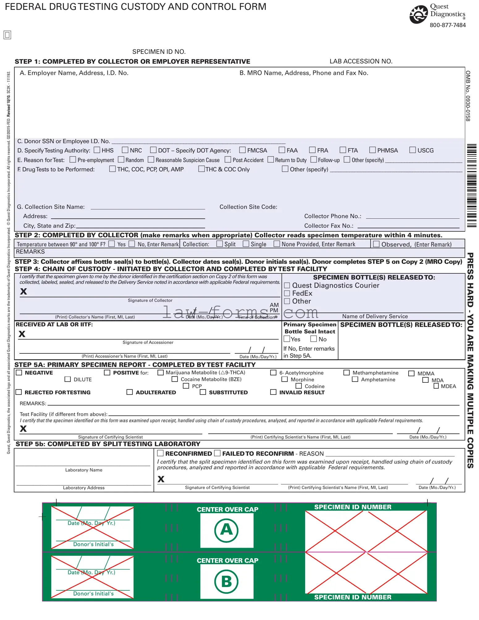 Drug Screen PDF Template