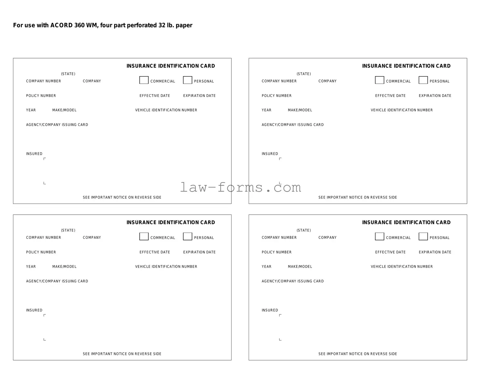 Acord 50 WM PDF Template