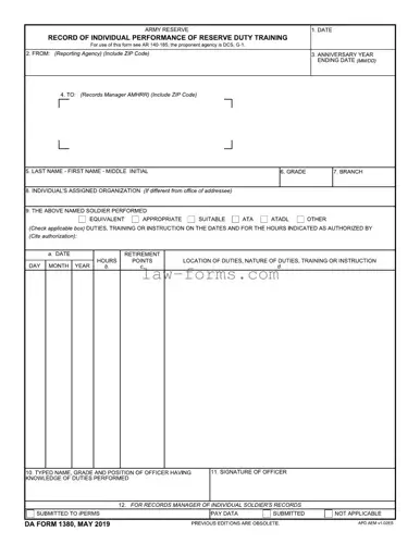 Da 1380 PDF Template