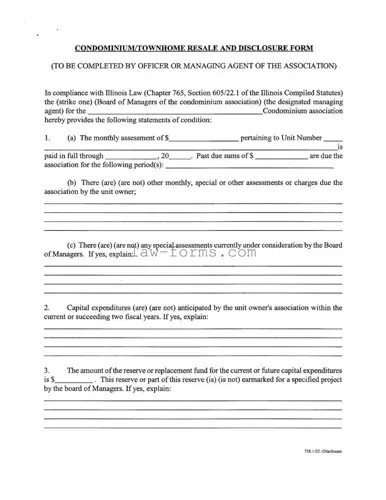 Act 221 Disclosure PDF Template