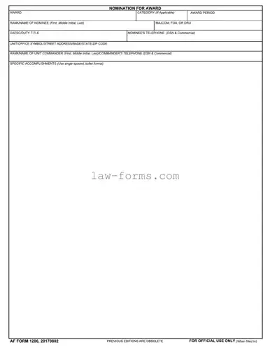 Af 1206 PDF Template