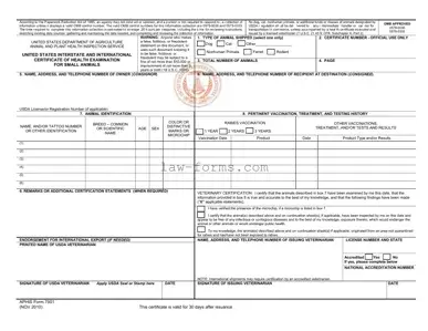 Aphis 7001 PDF Template