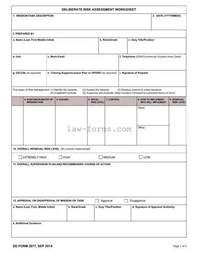 Dd 2977 PDF Template