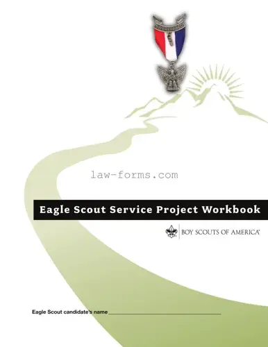 Eagle Scout Project Workbook PDF Template