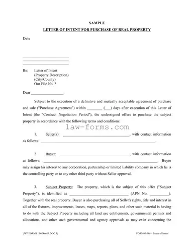 Letter To Purchase Land PDF Template