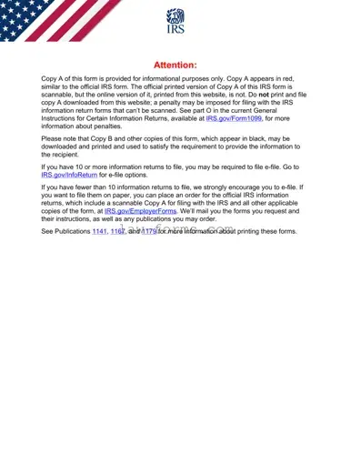 IRS 1099-MISC PDF Template