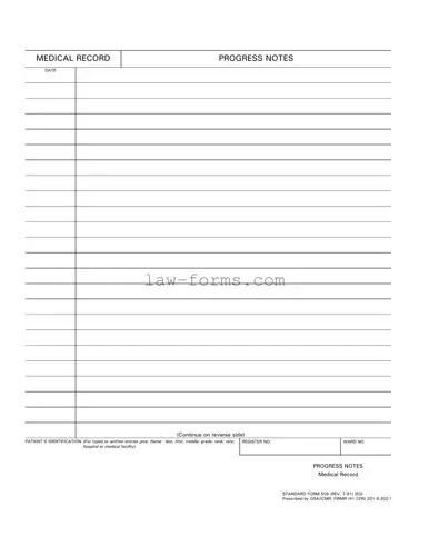 Progress Notes PDF Template