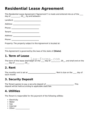 Valid Lease Agreement Template