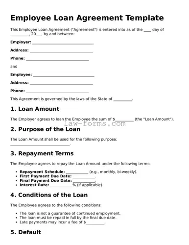Valid Employee Loan Agreement Template